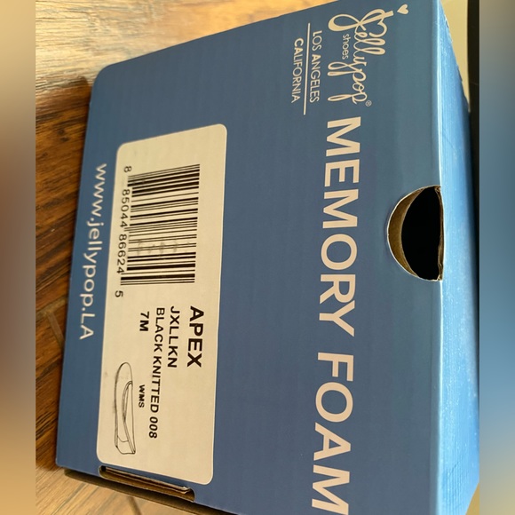 🖤 JELLYPOP | BLACK KNIT FLATS | SIZE 7 - Picture 7 of 7